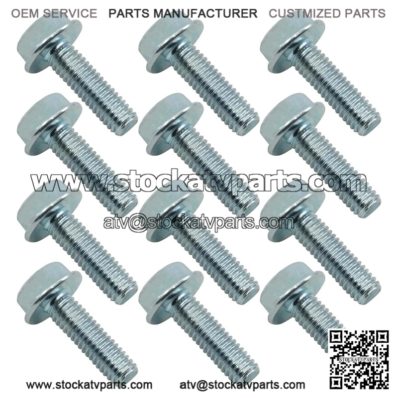 Polaris RZR Ranger Sportsman Hawkeye M6 X 1.0 / Qty 12 7518529 Bolt Screw - Image 3