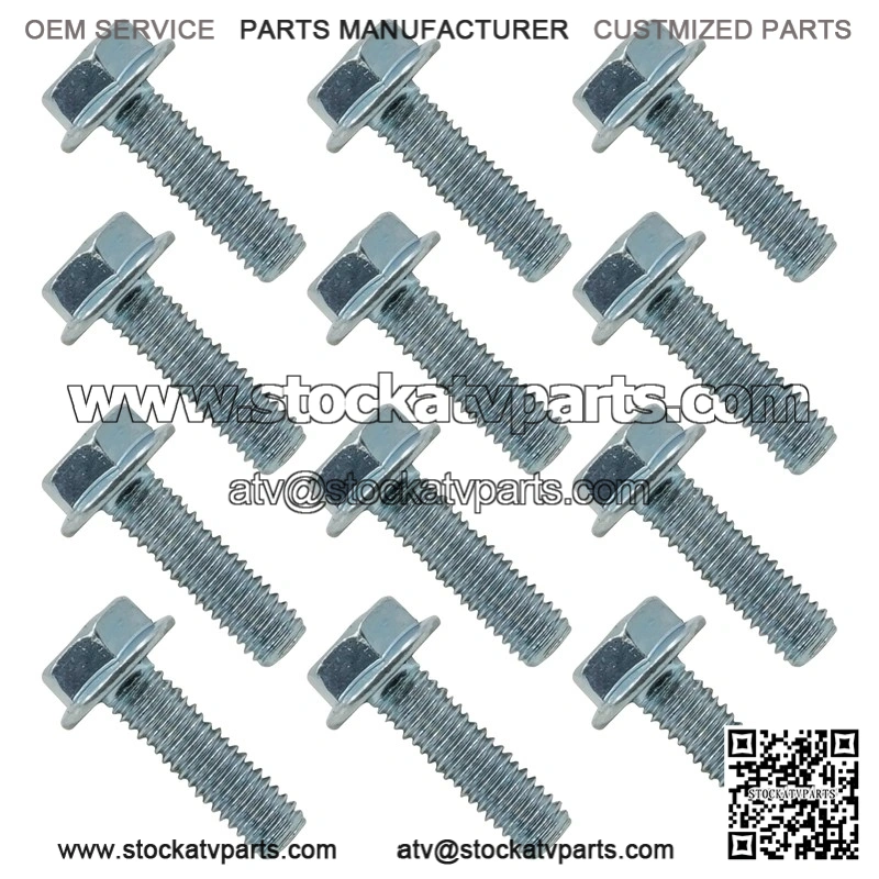 Polaris RZR Ranger Sportsman Hawkeye M6 X 1.0 / Qty 12 7518529 Bolt Screw - Image 4