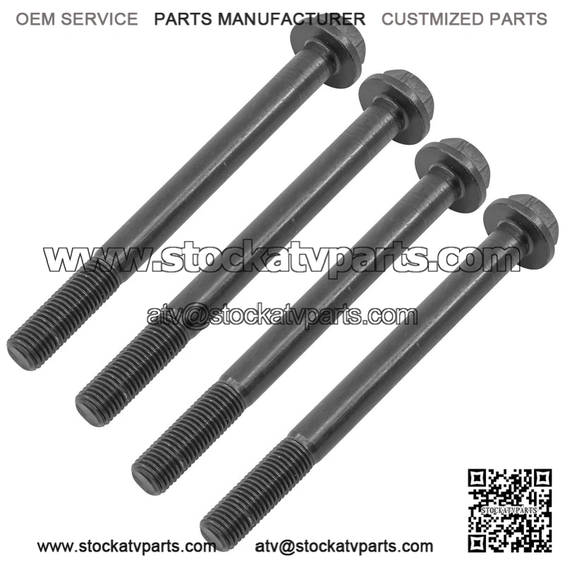 Polaris 7518566 7519365 M10-1.25 x 122 mm Hex Flange Bolts Screw