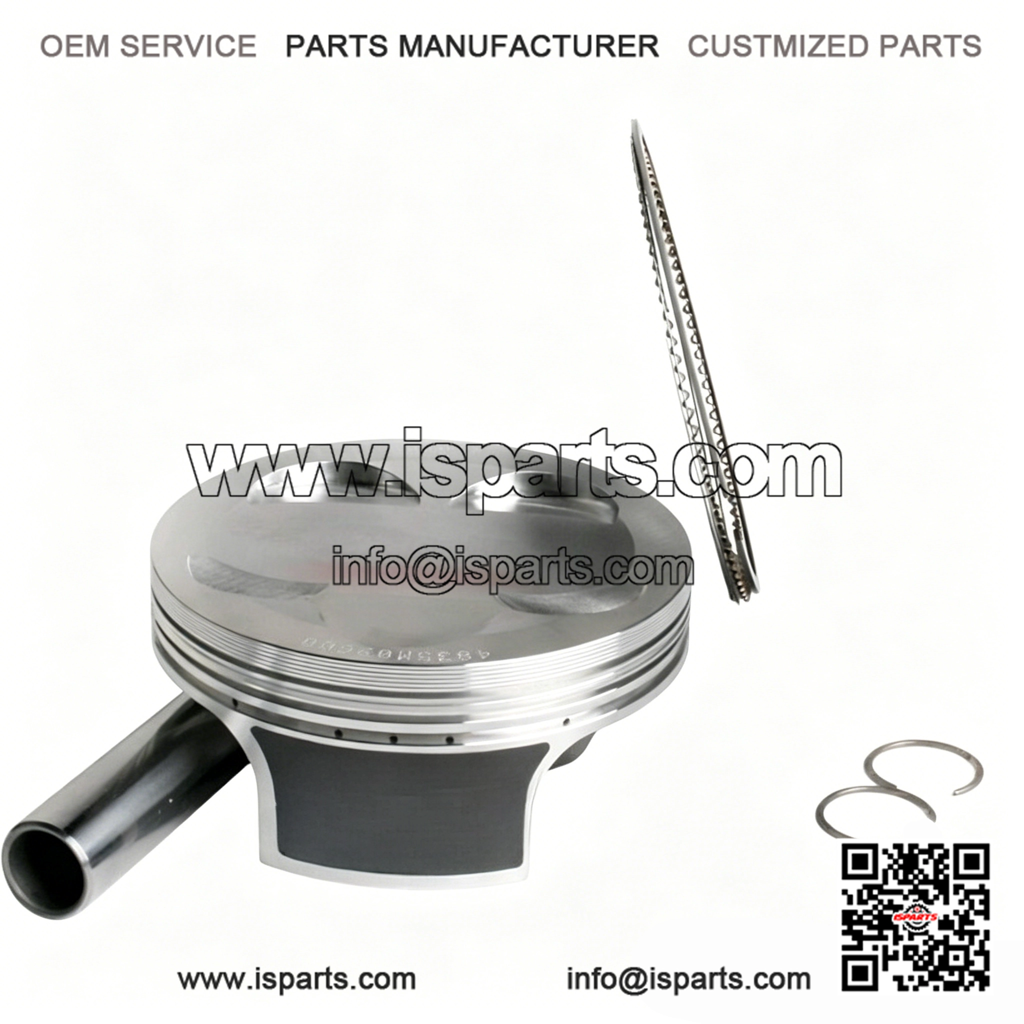 High Compression Forged Piston Kit for Yamaha YFZ450 (2004-2008) and YFZ450R (2009-2023) (95mm, 13:1)