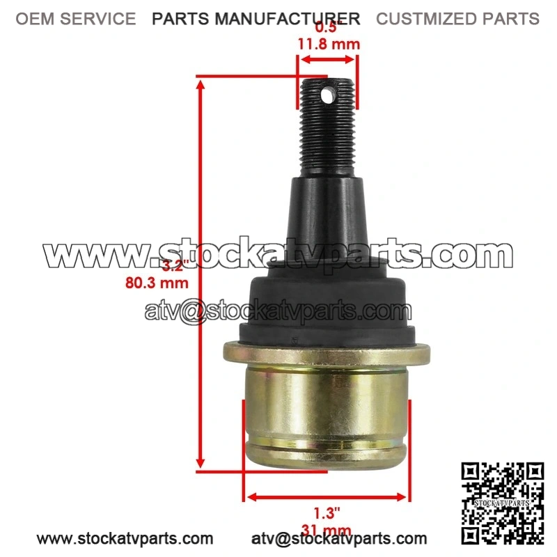 Can-Am Commander 1000 4X4 2011-2012 Front Suspension Lower Upper Ball Joint - Image 2