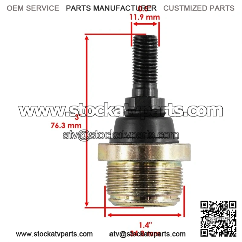 Honda TRX300 Fourtrax 300 88-92 42-1036 WE351036 0430-0562 Upper Ball Joint - Image 2