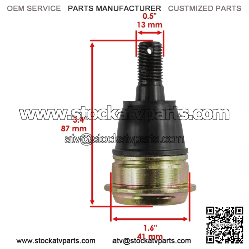 John Deere Xuv Gator 625I 825I Gas 2 Front Knuckle Lower Upper Ball Joint - Image 2