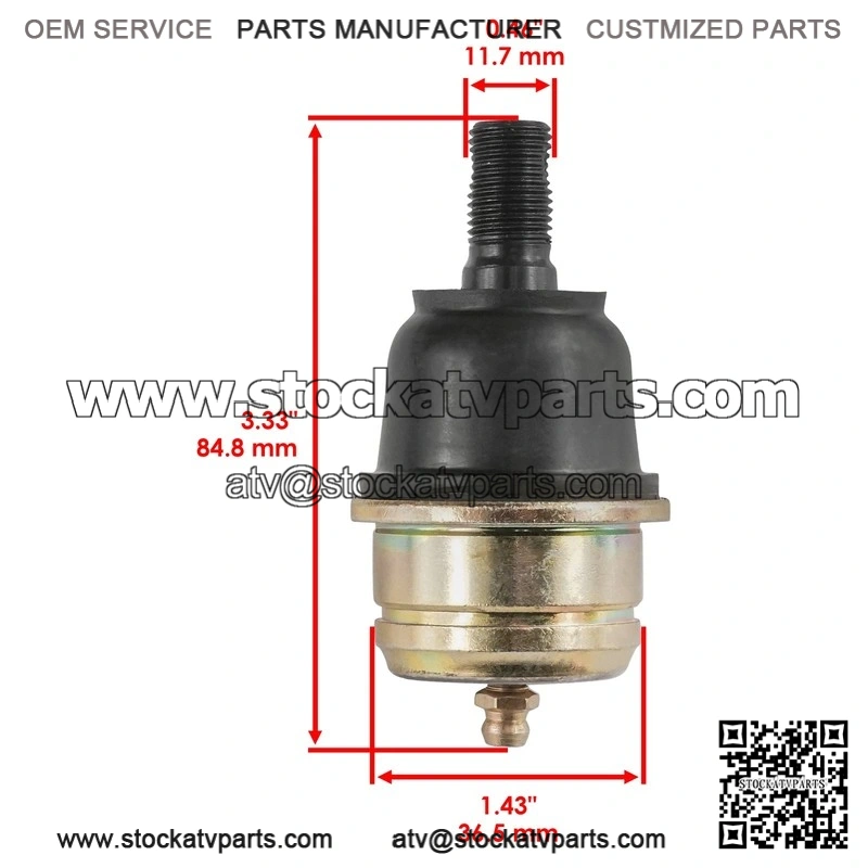 Bombardier Can-Am DS650 2000-2005 Complete Upper And Lower Ball Joints Set - Image 2
