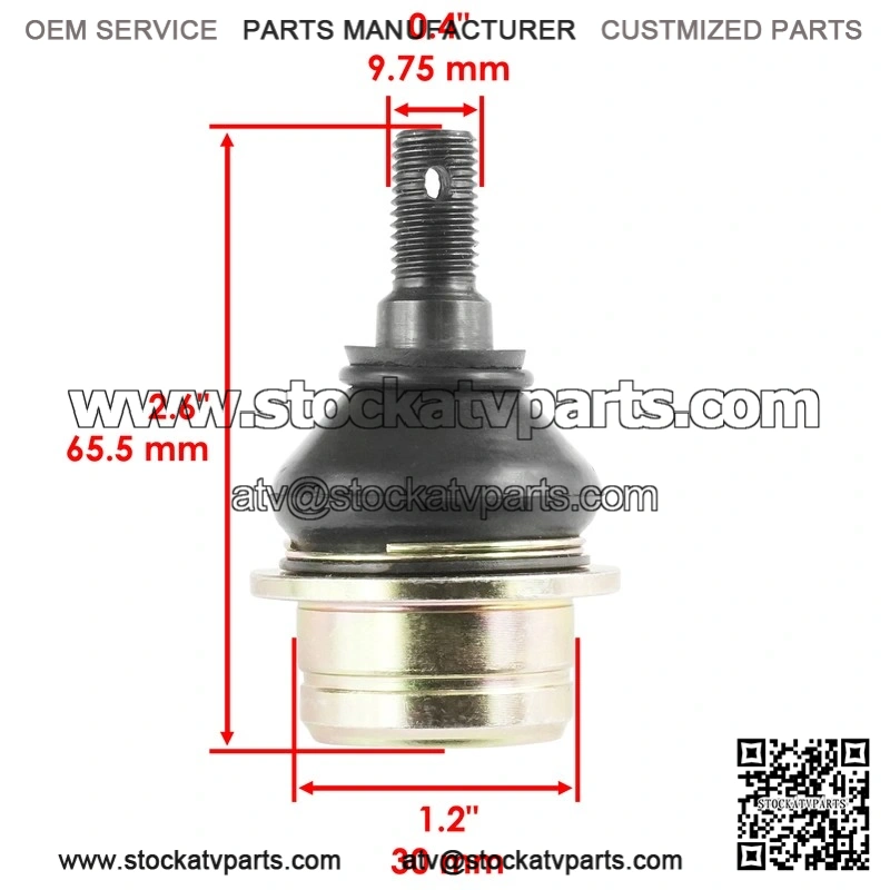 Kawasaki KFX 400 KFX400 2000 2001 2002 2003 2004 2005 2006 2 Upper Ball Joints - Image 2