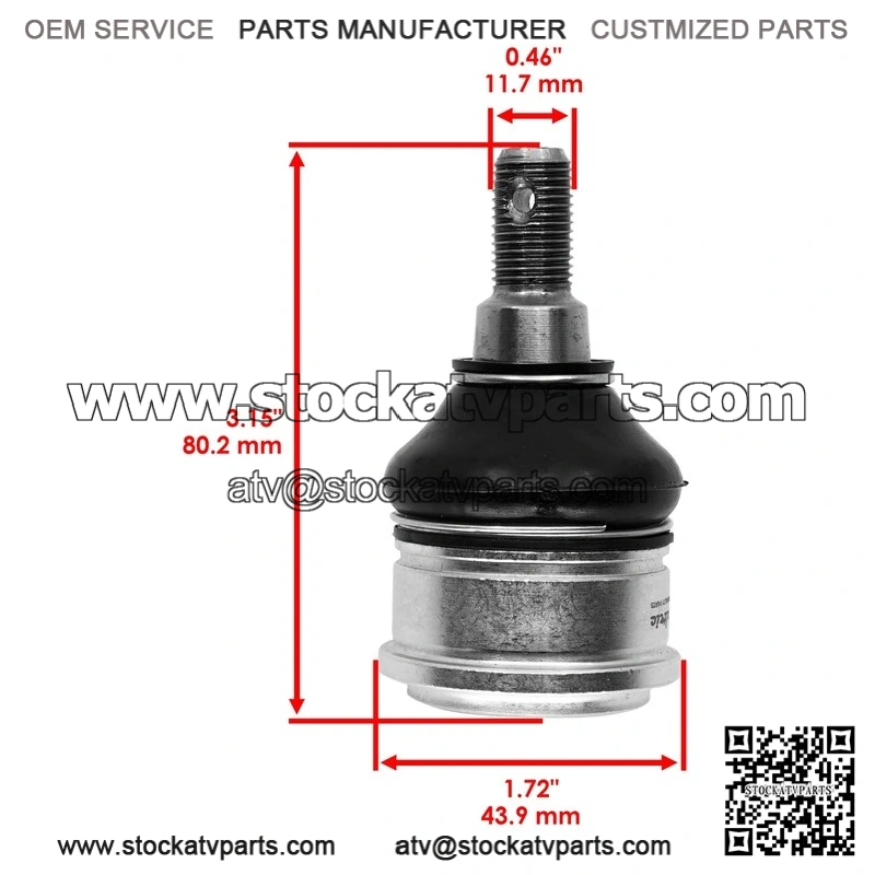 Honda Big Red 700 MUV700 2009-2013 Front Lower Ball Joint - Image 2