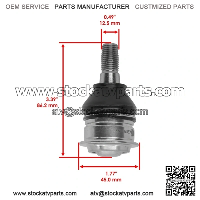 Honda Pioneer 1000-5 SXS1000M5 2016-2020 Front Arm Ball Joint - Image 2