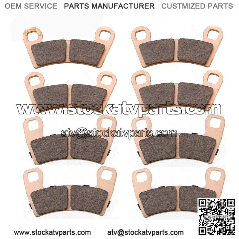 Sintered Front & Rear Brake Pads for Polaris RZR 900 Trail XC Edition EPS (2015-2020) | Fr+R Brake Set