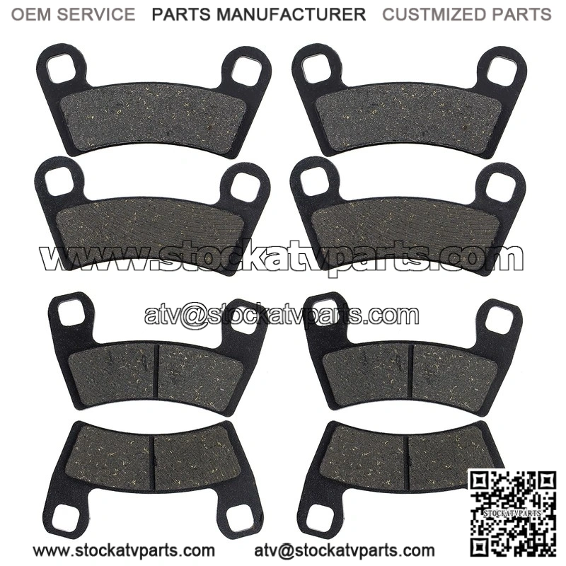 Brake Pads Set for Polaris RZR 900 S & 900 (60 INCH) 2015-2019 | Front and Rear Razor Replacement