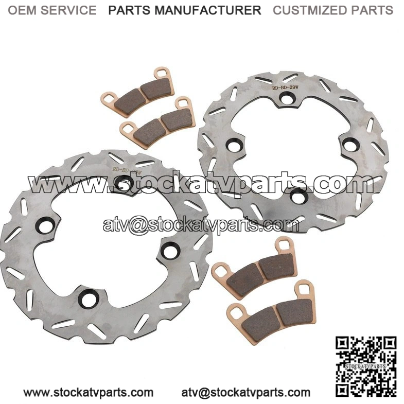 Riptide Rear Brake Rotors and Pads Kit for 2015-2017 Polaris RZR 900 Razor | Rear Brake Assembly