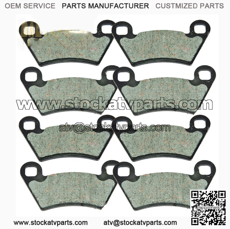 Front & Rear Brake Pads for 2011-2014 Polaris Ranger 500 Midsize 4x4 | 2012 & 2013 Models
