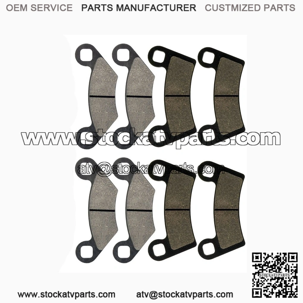 Complete Brake Pad Set for Polaris RZR 800 EFI (2008-2014) | Front and Rear Replacement Pads