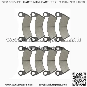Front & Rear Brake Pads for Polaris Ranger Crew 700 EFI 4x4 (2008-2009) | Replaces OEM Part #2205949