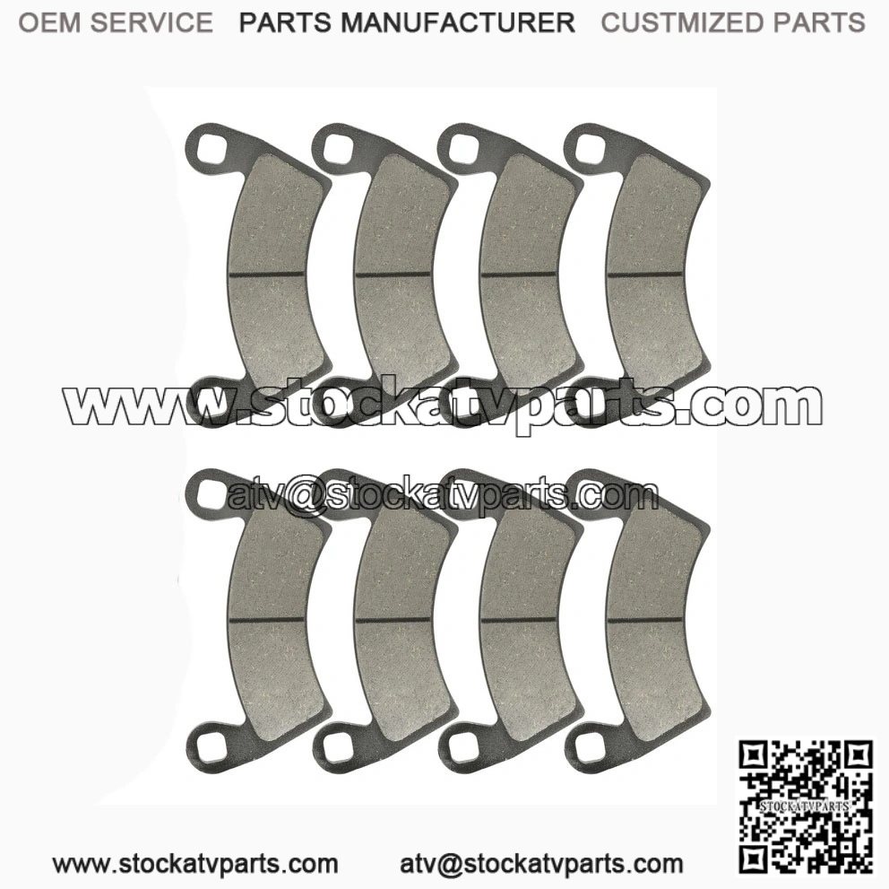 Front & Rear Brake Pads for Polaris Ranger Crew 700 EFI 4x4 (2008-2009) | Replaces OEM Part #2205949