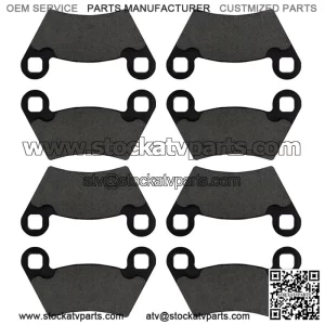 Front & Rear Brake Pads for Polaris Ranger 500, 700 2x4, 4x4, 6x6, XP, EFI, TM (2004-2009) | Universal Fit
