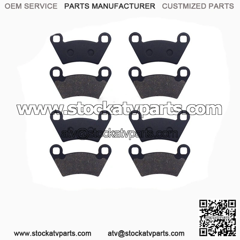 Front & Rear Brake Pads for POLARIS SIDE X SIDE 700 Ranger 4x4 EFI/LE (2007) | OEM Quality