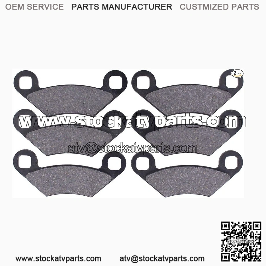 Front and Rear Brake Pads for Polaris Sportsman 400, 450, 500, 550, 570, 800, 850 & Scrambler | Multi-Model Fit