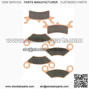 for Polaris Sportsman 700 Mv7 2004 2006 Sintered Front & Rear Brake Pads