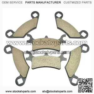 Front & Rear Brake Pads For Polaris Sportsman 600 4x4 2003-2005