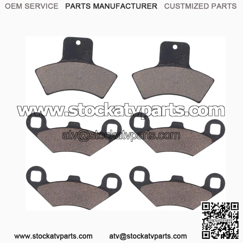 Front & Rear Brake Pads for Sportsman 500 4X4 HO Scrambler 400 Trail Blazer 250