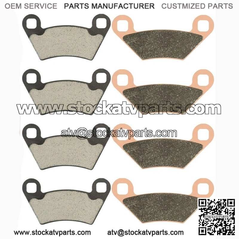 2x Front & Rear Brake Pads for Polaris Sportsman 570 X2 EPS 2015-2016 2018-2021