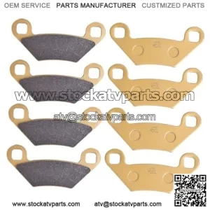 Brake Pads Kit Ceramic Fit for Polaris for Sportsman 1000 XP 2015-2021 for