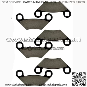 Front Rear Brake Pads for Polaris Sportsman 550 EFI Eps Touring 2010-2014