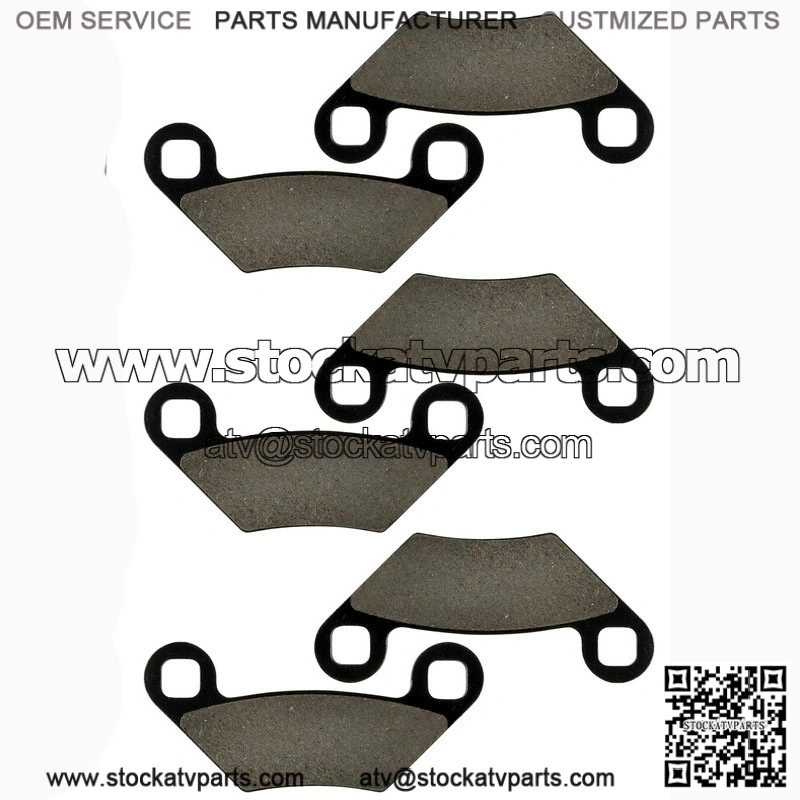 Front Rear Brake Pads for Polaris Sportsman 550 EFI Eps Touring 2010-2014