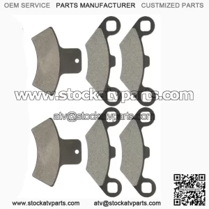 Front Rear Brake Pads for Polaris Scrambler 500 1998-2000 /Sportsman 335 1999-00