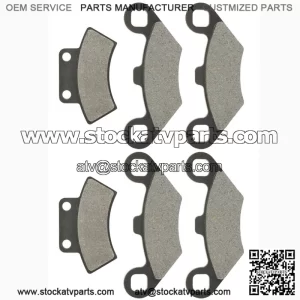 Brake Pads for Polaris Xplorer 300 4X4 1996 1997 1998 99 2000 Front Rear Brakes