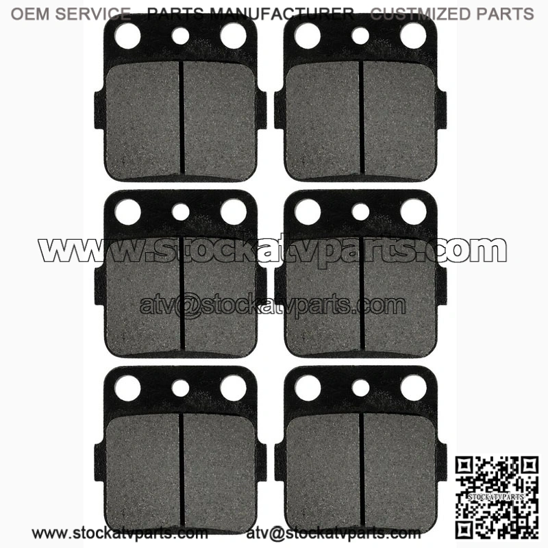 Front & Rear Brake Pads for Honda TRX300EX Fourtrax 300Ex 1993-2008