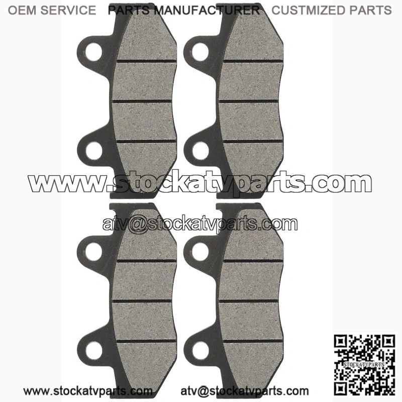 Caltric Front and Rear Brake Pads for for Honda ATC250R 1985 1986
