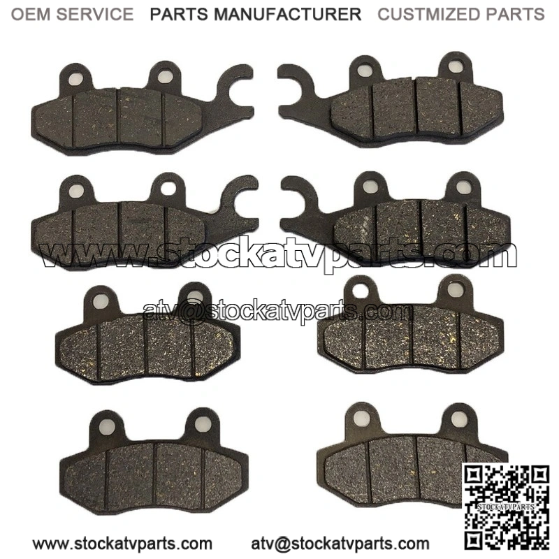 Brake Pads for Rhino 700 YXR700 Fi 4X4 2008-2013 Front Rear Brakes