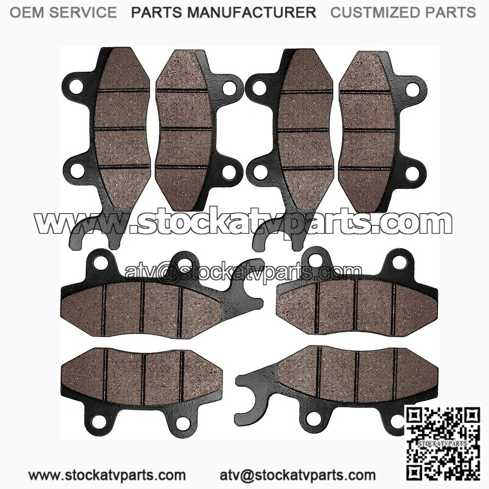 Brake Pads for YXR700 RHINO FHX/FDUX/FSEPX/FSEPX2/FSPX/FXGR/FXR 2008-2013