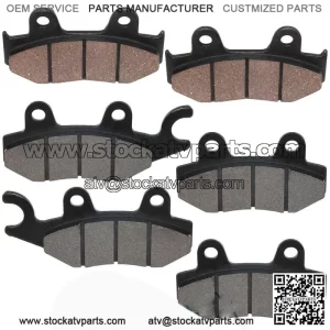 Front Rear Brake Pads for YFZ450 2012 2013 / YFZ450R 2009-2017