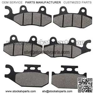 Brake Pads Front & Rear for Rhino 660 YXR660 4x4 2004-2007 Rhino 450