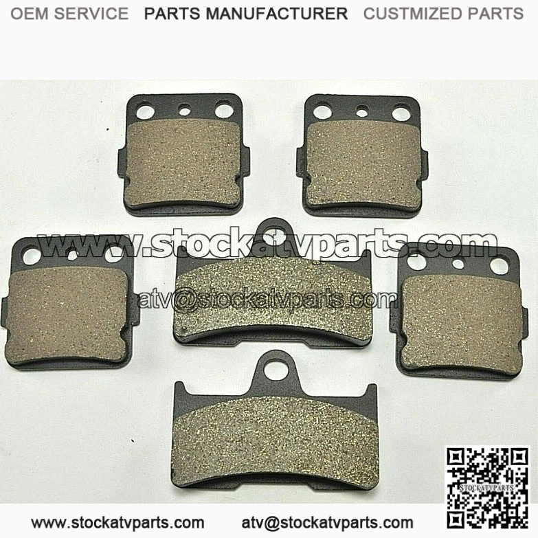 Front & Rear Brake Pads For Grizzly 660 YFM660F (2002-2008)