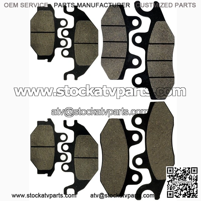 Front Rear Brake Pads for Kawasaki Mule Pro-Fx Pro-Fxt KAF820 2015-2016