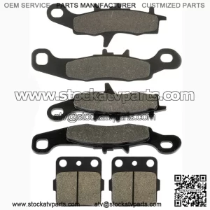 Brake Pads for Kawasaki KFX450R KFX 450 R 2008-2014 Front Rear Brakes