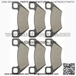 Front Rear Brake Pads for Arctic Cat 650 TRV H1 Auto Plus LE Multirider 4X4 2007