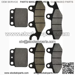 Front & Rear Brake Pads for Suzuki LTR450 LT-R450 Quadracer 450 2006-2014