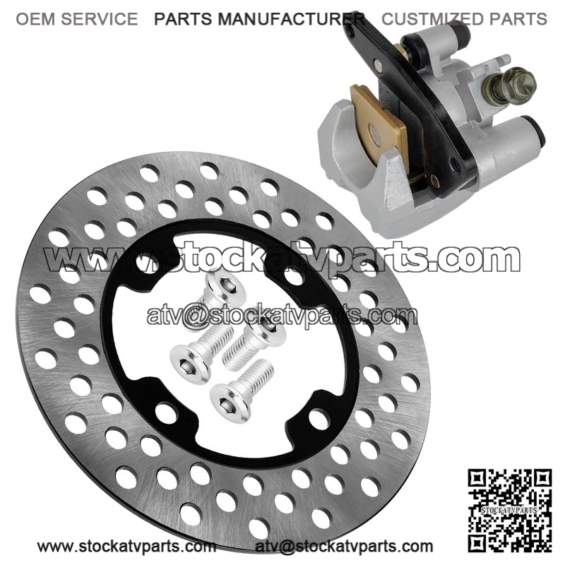 For Yamaha Kodiak 400 YFM400 2x4 4x4 2003-2006 Front Brake Disc w/ Left Caliper