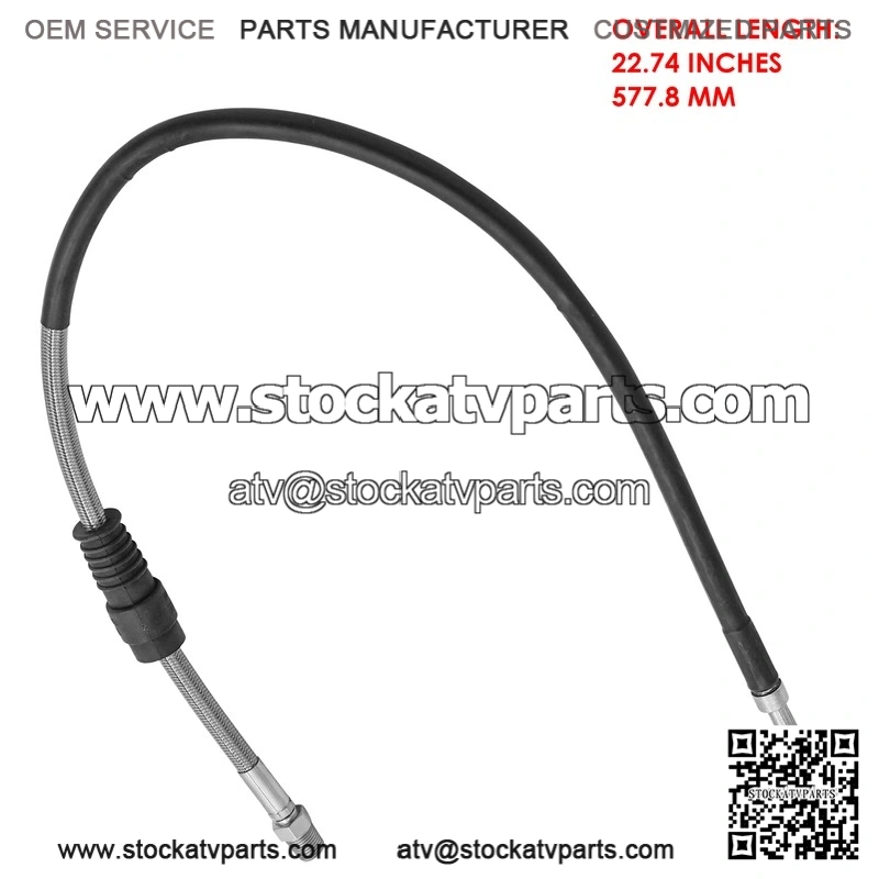 Brake Master Cylinder Hose Line for Polaris Trail Boss 250 1988-1999 and 350L 1990-1993 - Image 2