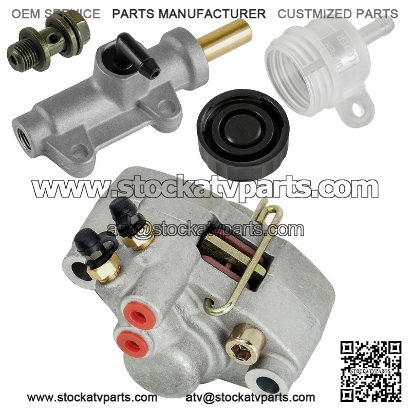 Rear Brake Caliper with Master Cylinder and Reservoir for Polaris Trail Blazer 250 2001-2003