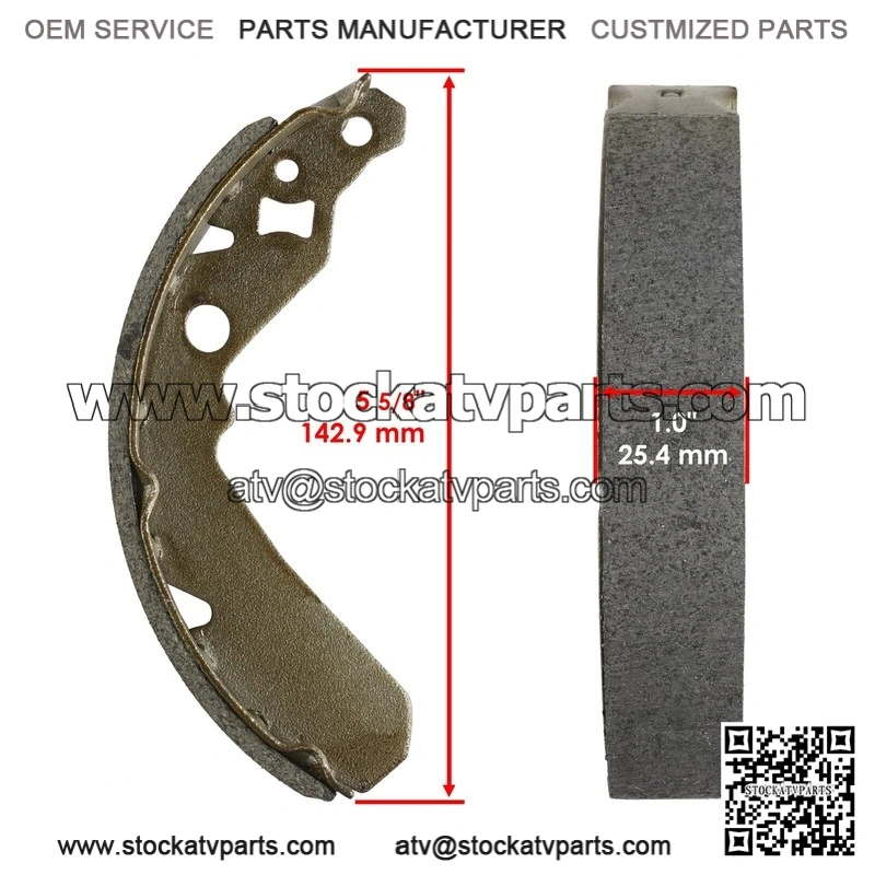 Front Brake Cylinder Left or Right with Brake Shoe for Kawasaki Mule 610 KAF400 2005-2009 - Image 3