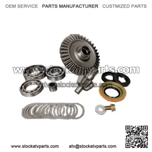Rear Differential Ring and Pinion Gear Set with Bearings and Seal Kit, 1652 Canam G2.