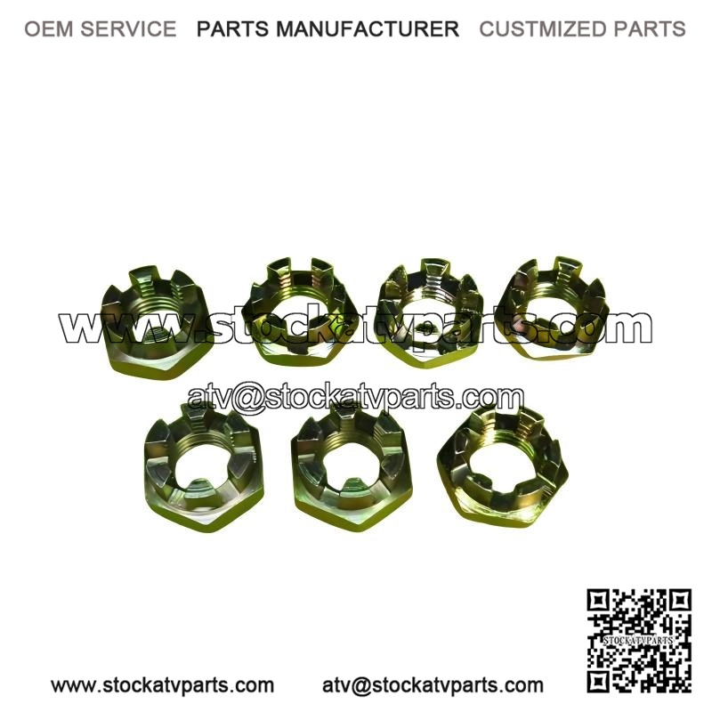 NEW OEM HEX CASTELLATED NUT M12 232220413 for 01-05 CAN-AM DS650 STEERING SYSTEM
