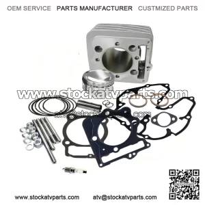 For 400EX 400X ?C 87mm Big Bore Kit +2 Cylinder Piston 416cc Top End Rebuild Parts Kit.