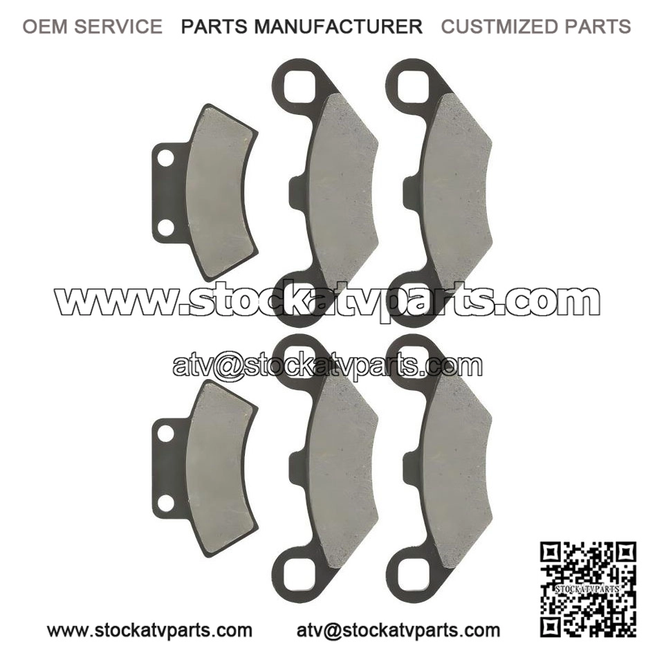 Front Rear Brake Pads??Polaris Xplorer 300 4X4??1996 1997 1998 1999 2000