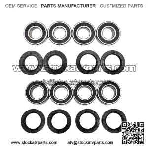 For Odes 800 Dominator Raider 4, Four Wheel Axle Hub Bearing Seal Kit Parts